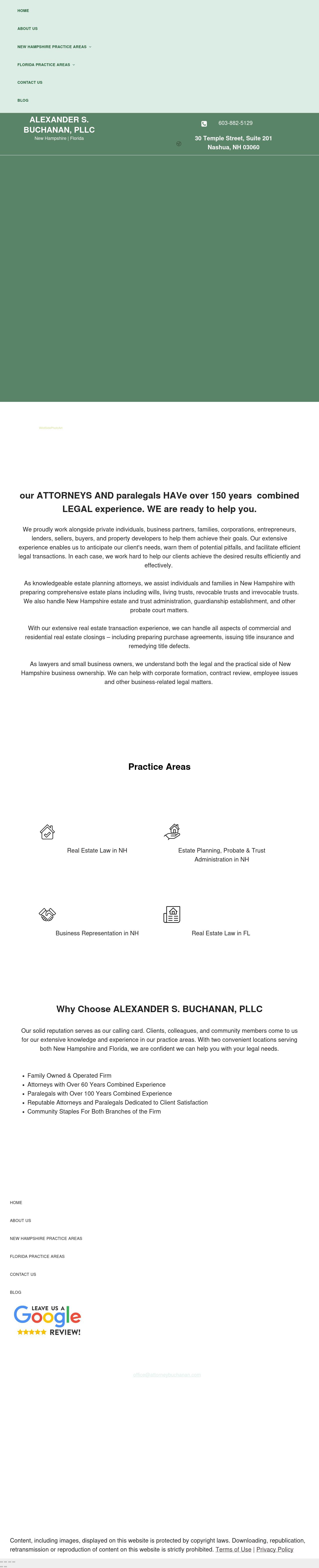 Alexander S. Buchanan, PLLC - Nashua NH Lawyers