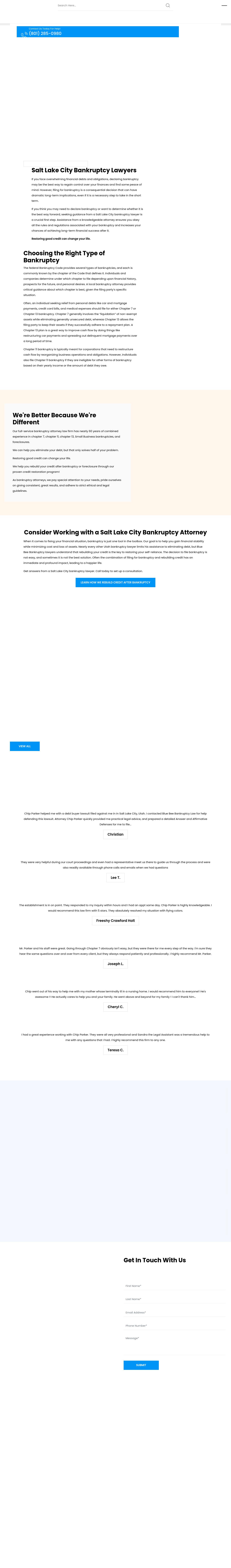 Blue Bee Bankruptcy Law - Salt Lake City UT Lawyers