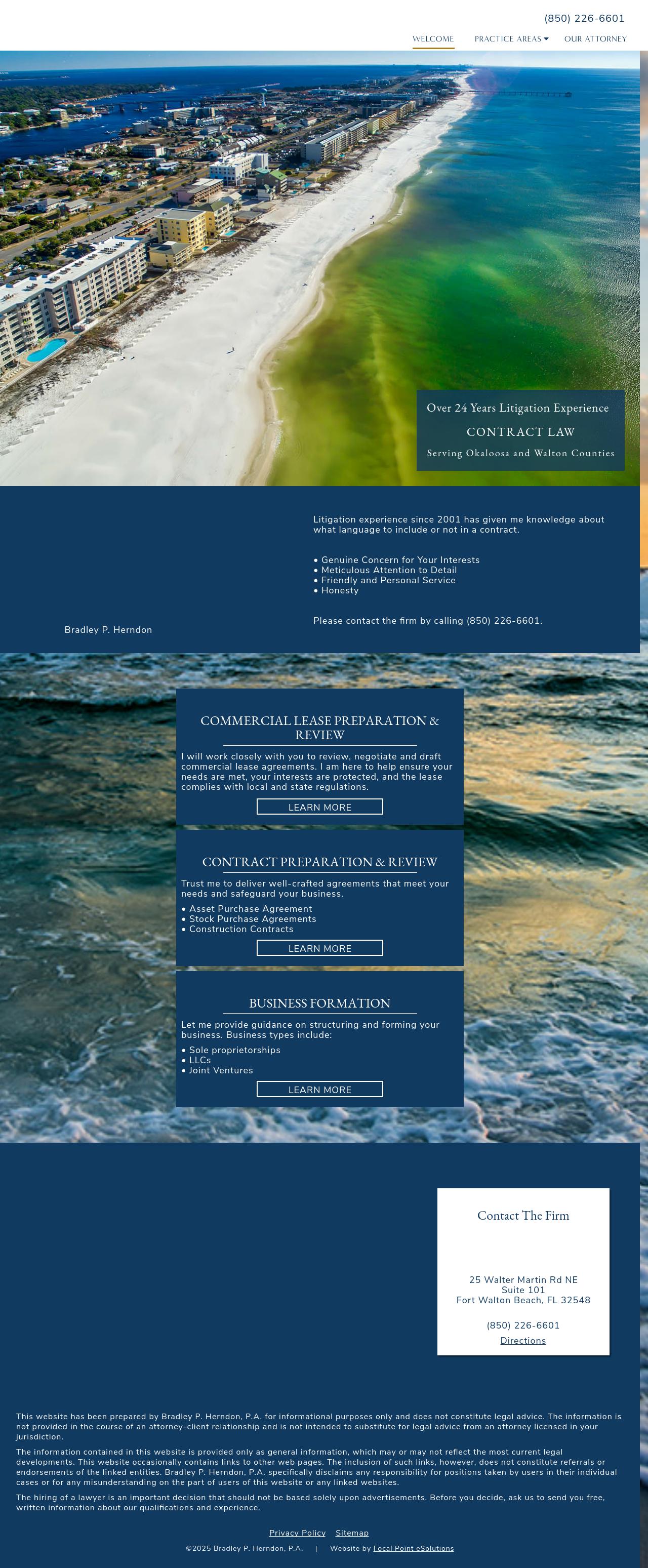 Bradley P. Herndon, P.A. - Fort Walton Beach FL Lawyers