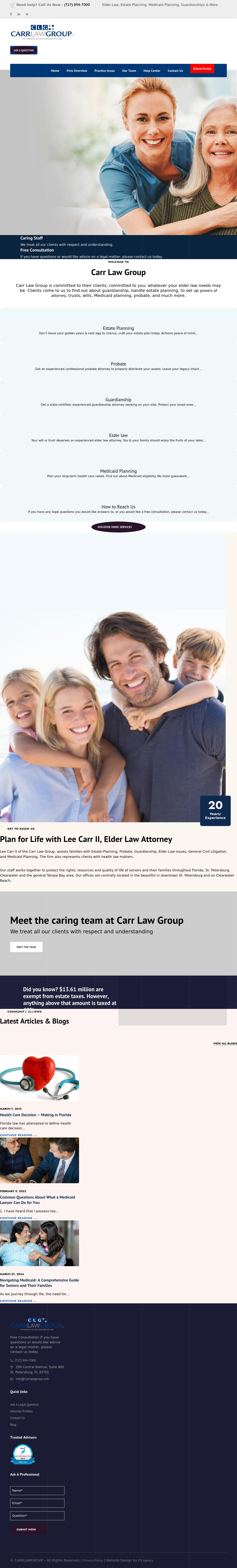 Carr Law Group, PA - St. Petersburg FL Lawyers