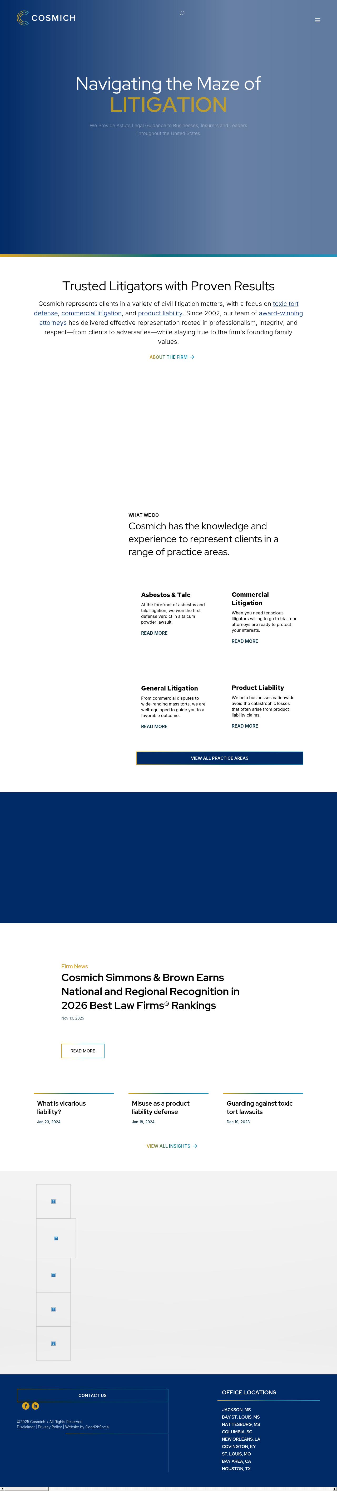 Cosmich Simmons & Brown, PLLC - Hattiesburg MS Lawyers