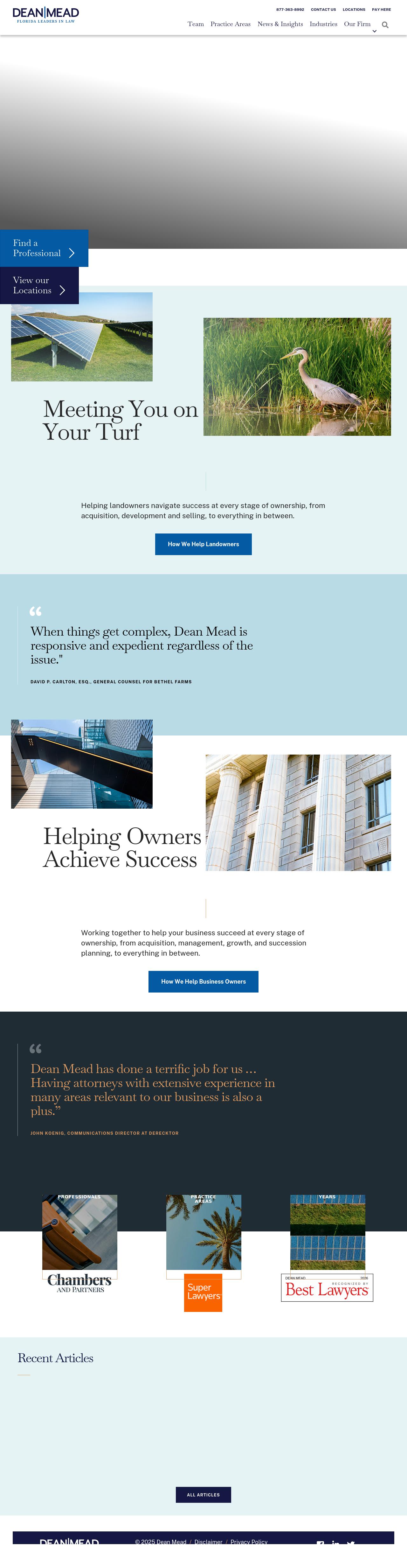 Dean, Mead, Minton & Zwemer - Fort Pierce FL Lawyers