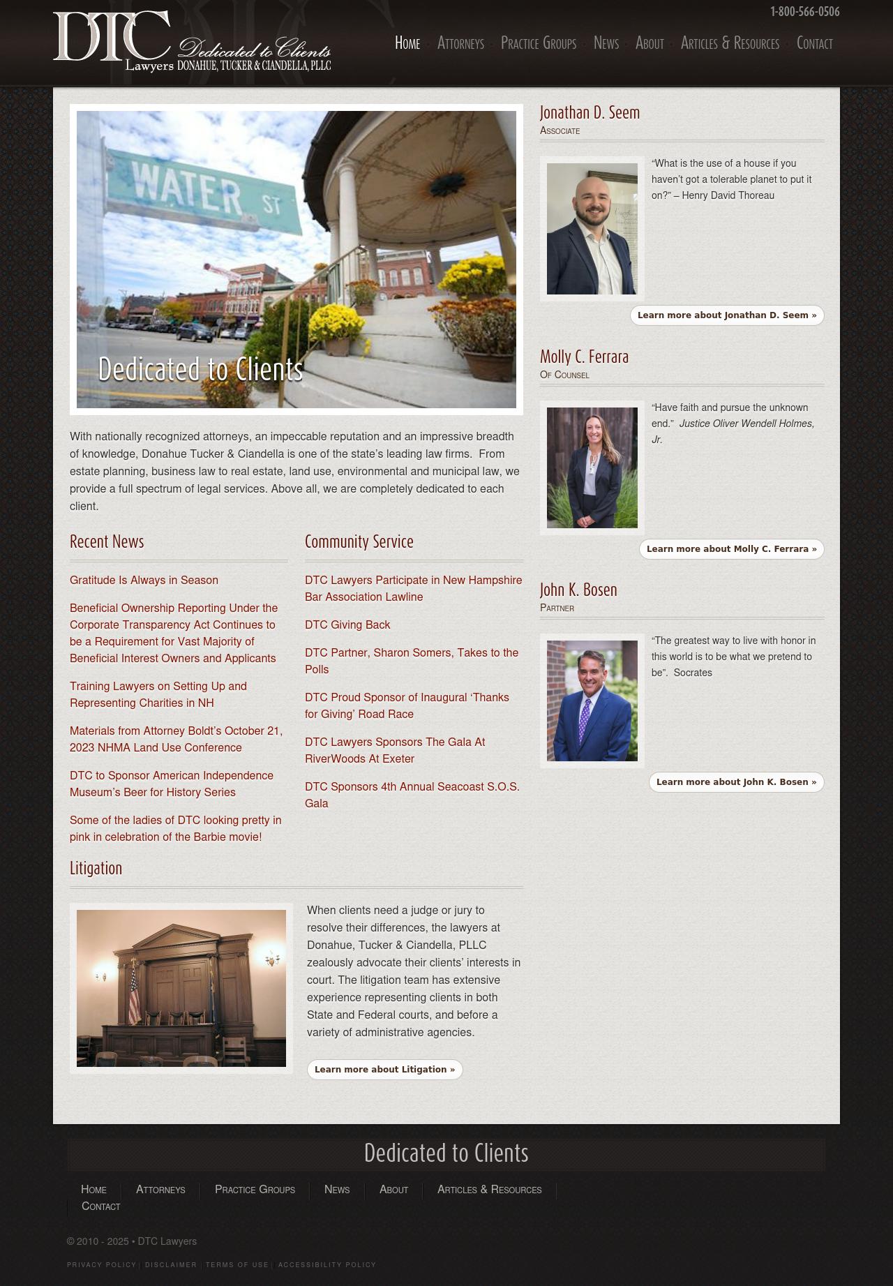 Donahue Tucker & Ciandella PLLC - Meredith NH Lawyers