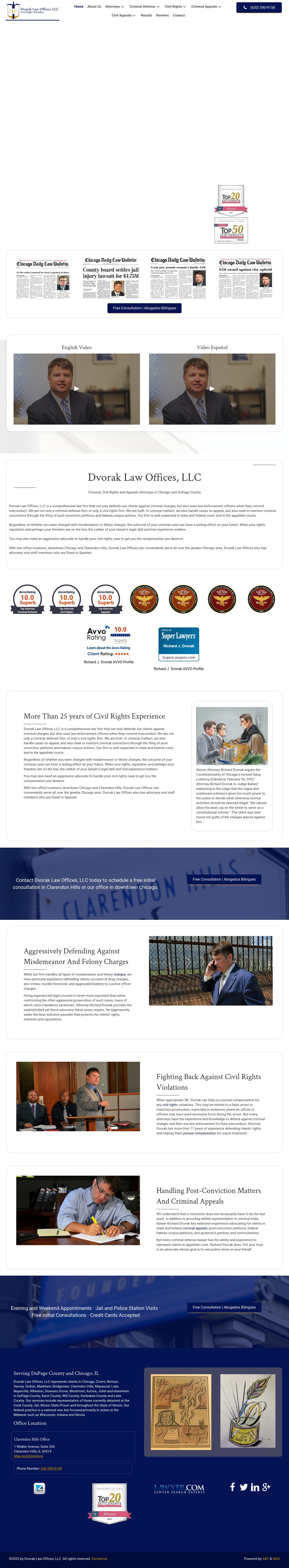 Dvorak Law Offices, LLC - Chicago IL Lawyers