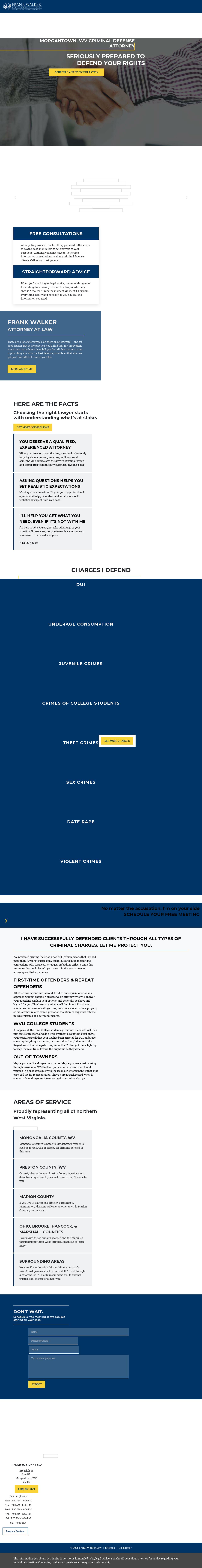 Frank Walker Law - Morgantown WV Lawyers