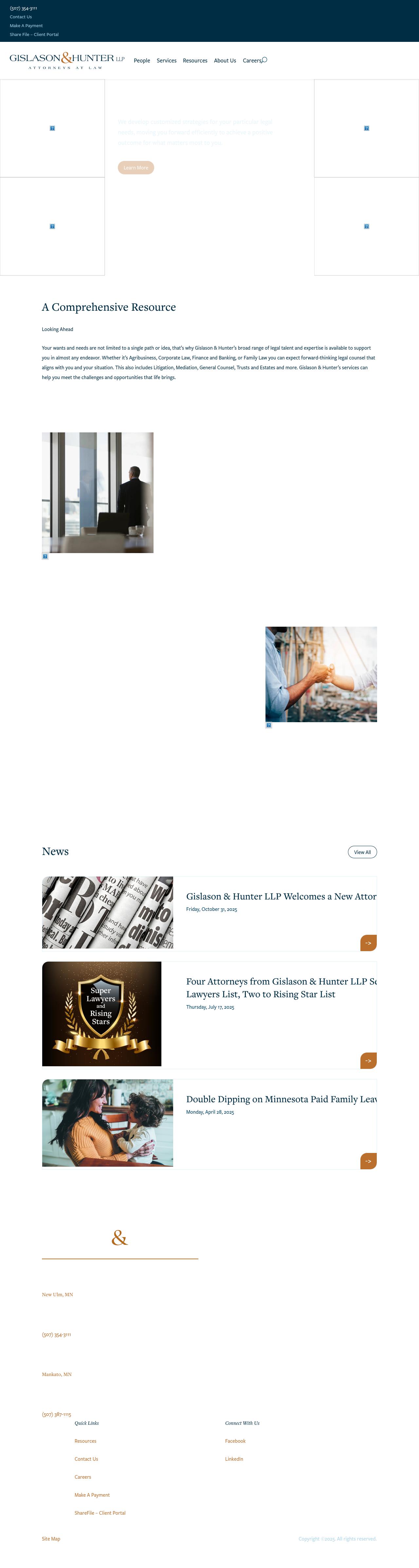 Gislason & Hunter LLP - New Ulm MN Lawyers