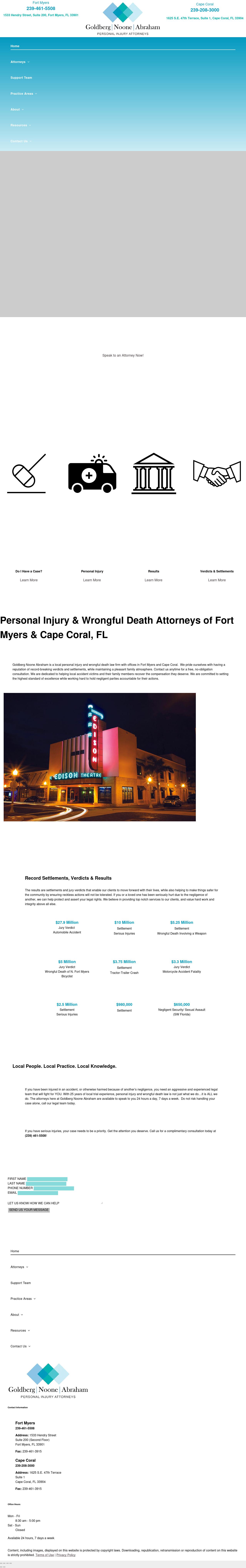 Goldberg, Racila, D'Alessandro & Noone, LLC - Fort Myers FL Lawyers