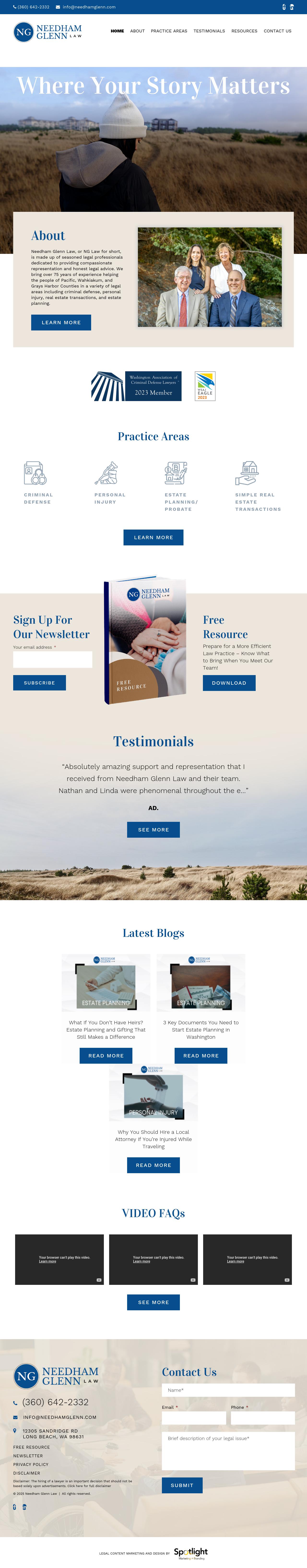 Guy M. Glenn - Long Beach WA Lawyers