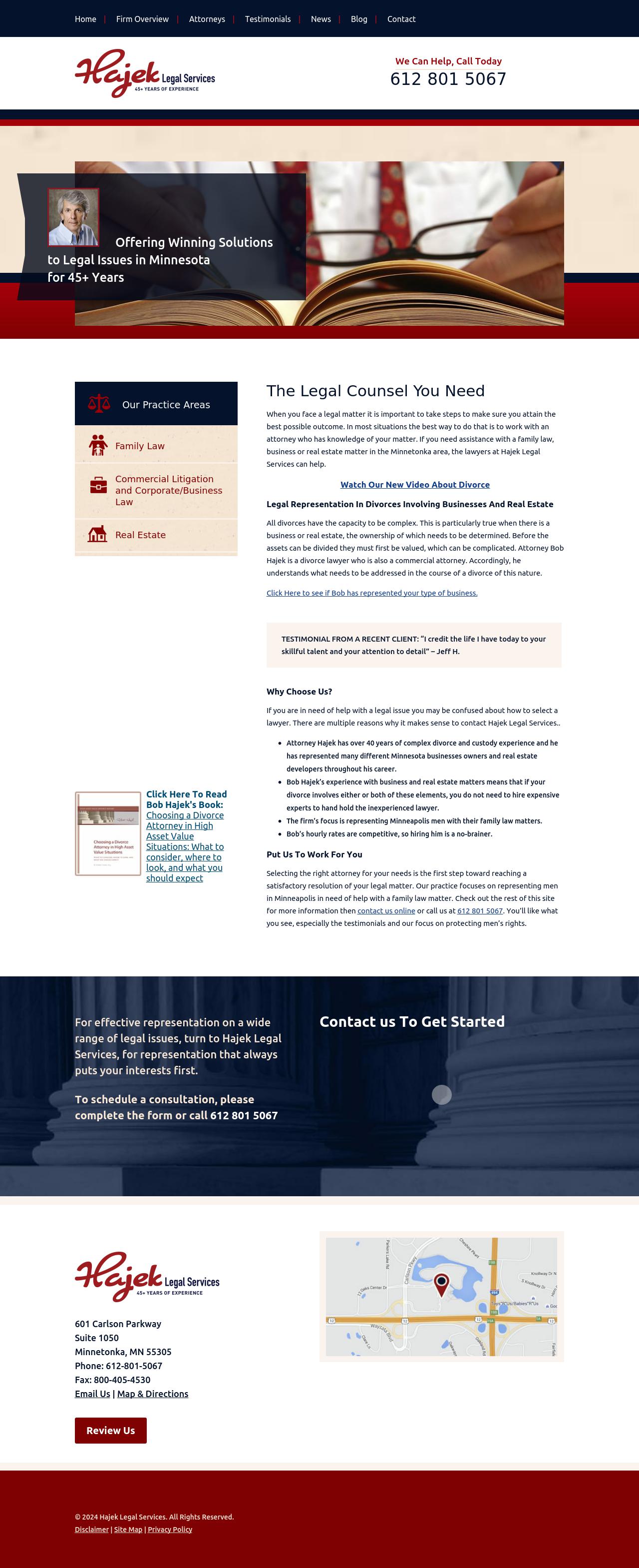 Hajek & Beauclaire LLC - Minnetonka MN Lawyers