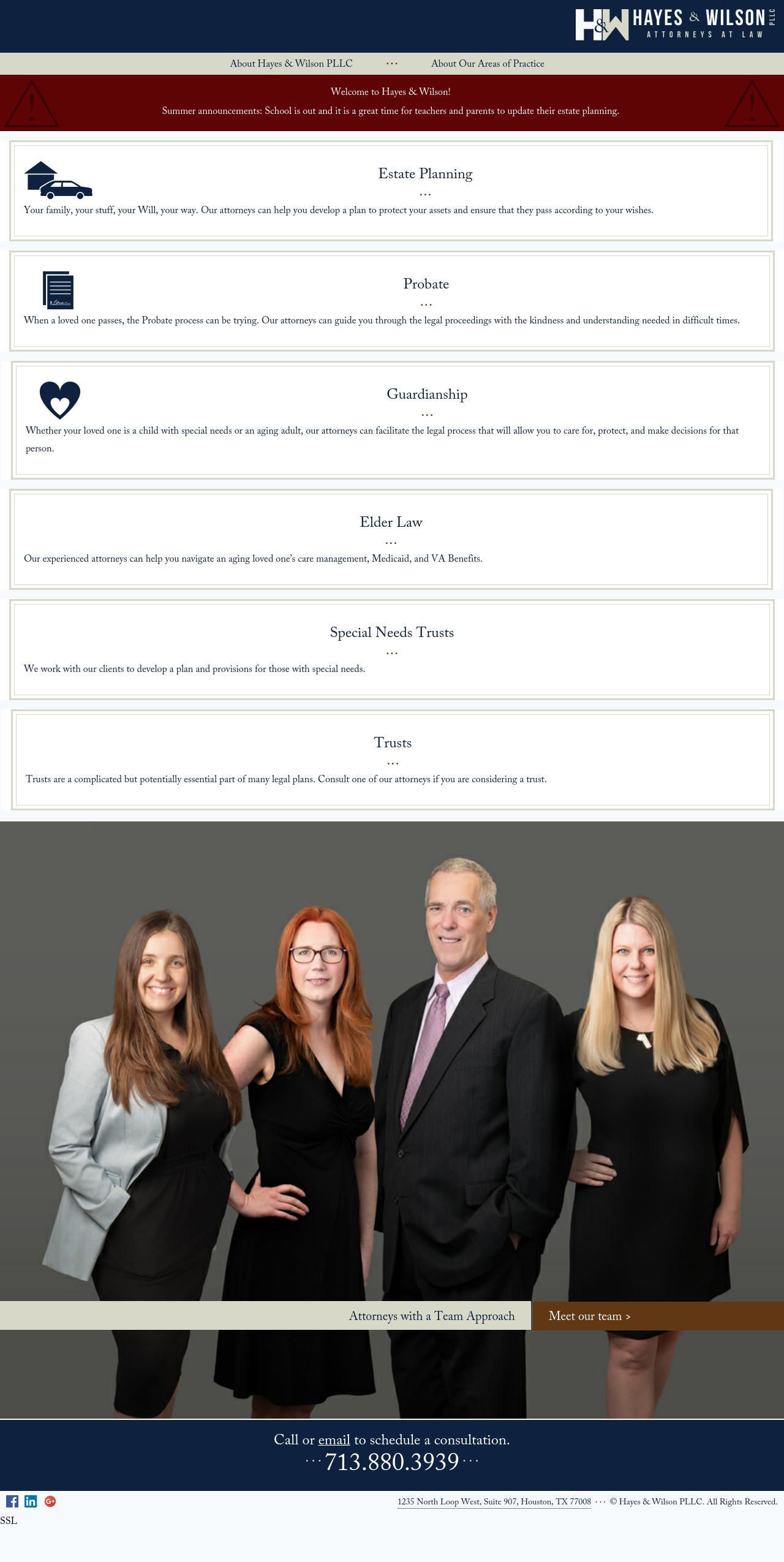 Hayes & Wilson, PLLC - Houston TX Lawyers