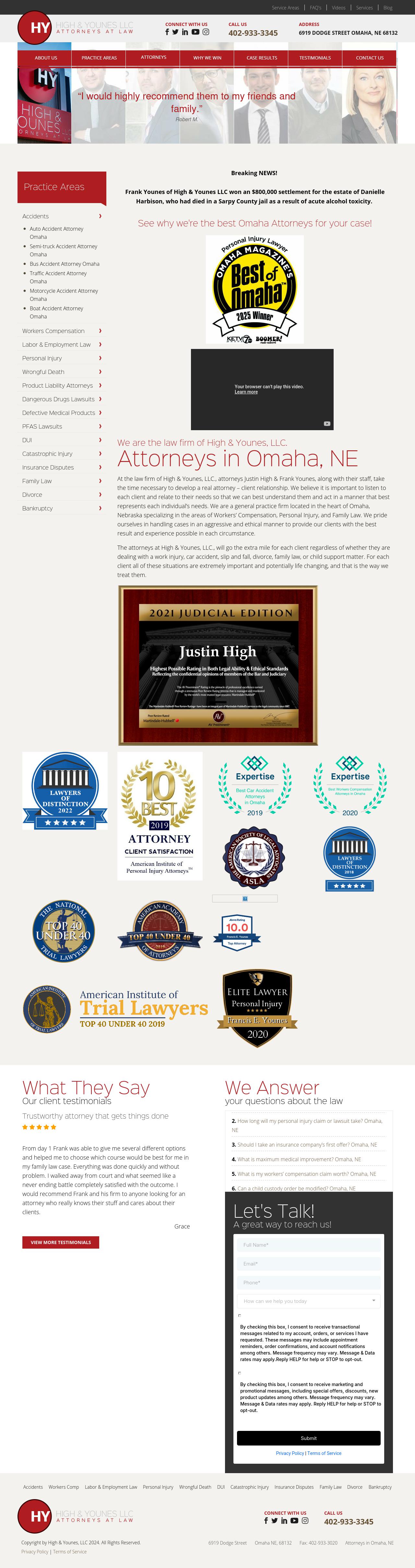 High & Younes - Omaha NE Lawyers