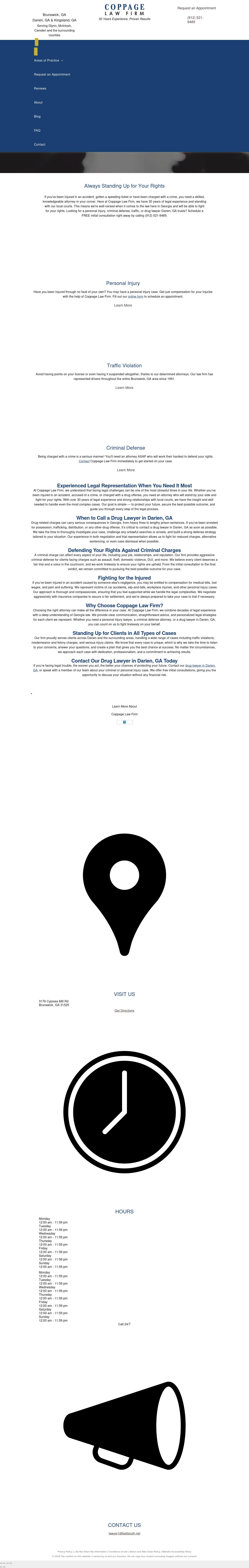 James R. Coppage Attorney at Law - Brunswick GA Lawyers