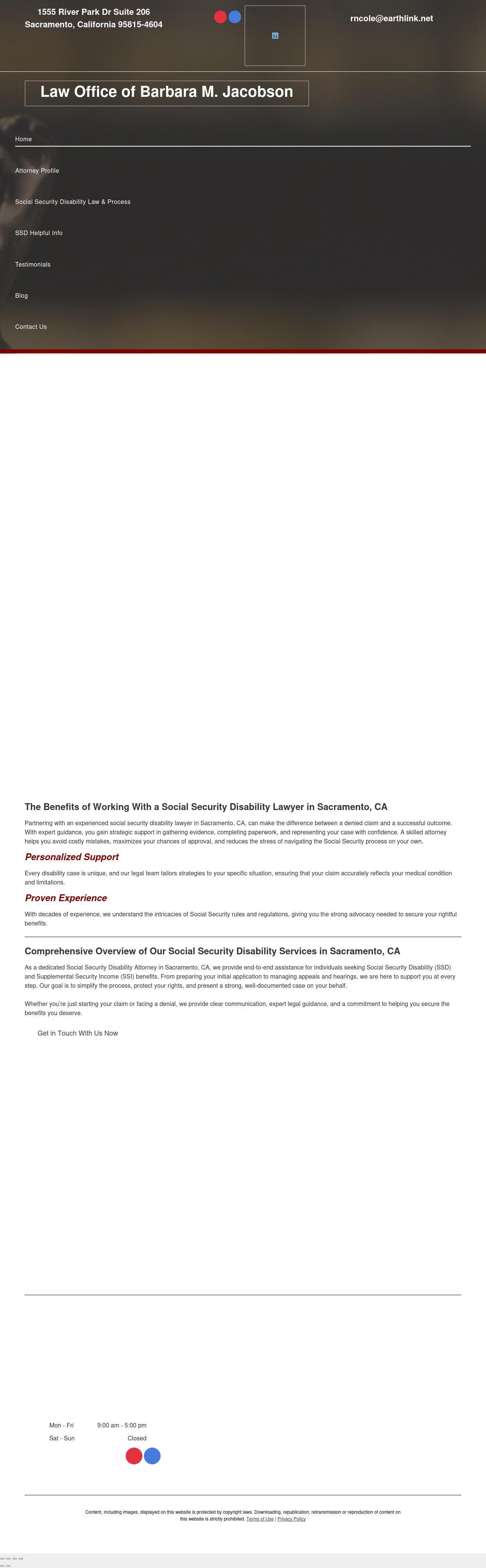 Law Office of Barbara M. Jacobson - Sacramento CA Lawyers