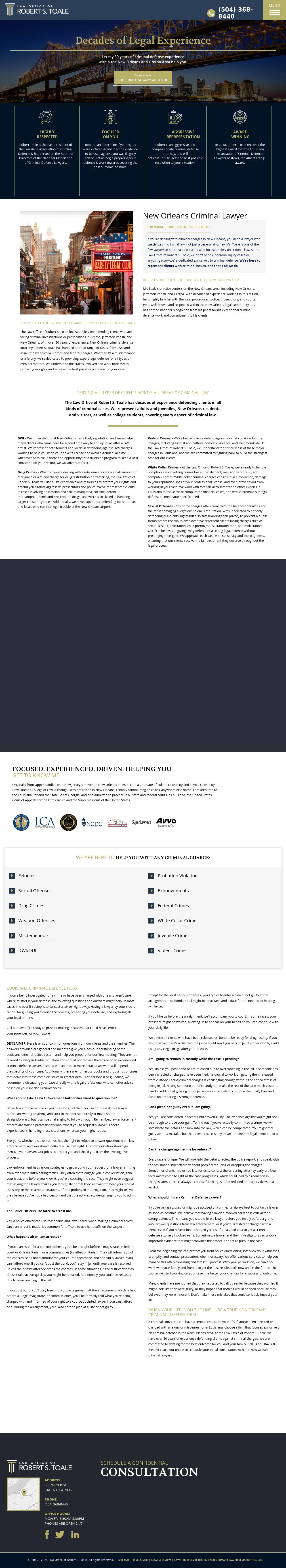 Law Office of Robert S. Toale - Gretna LA Lawyers