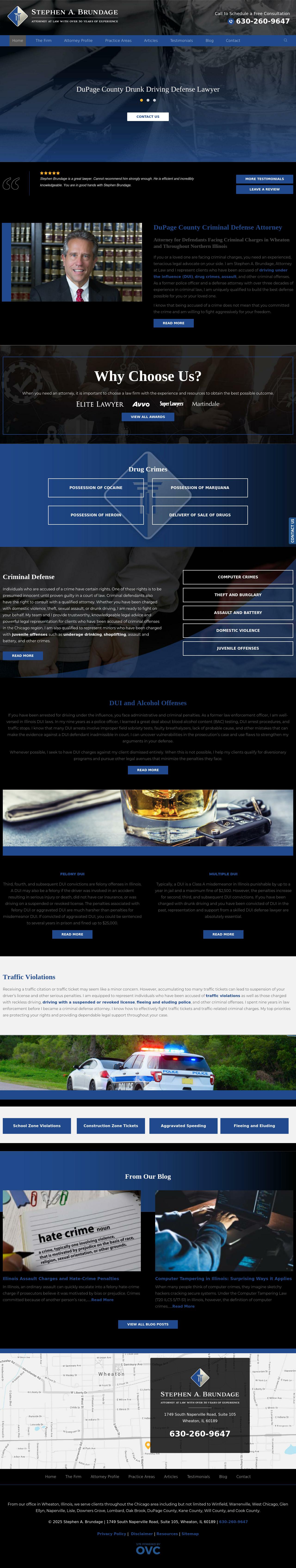 Law Office of Stephen A. Brundage - Wheaton IL Lawyers