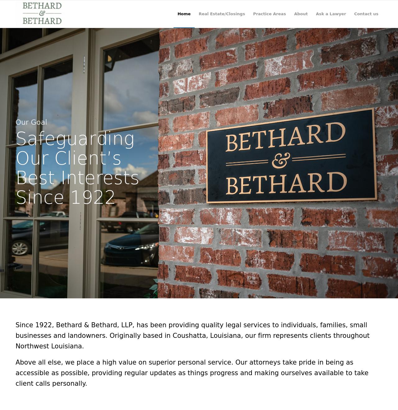 Law Offices of Bethard & Bethard, LLP - Coushatta LA Lawyers