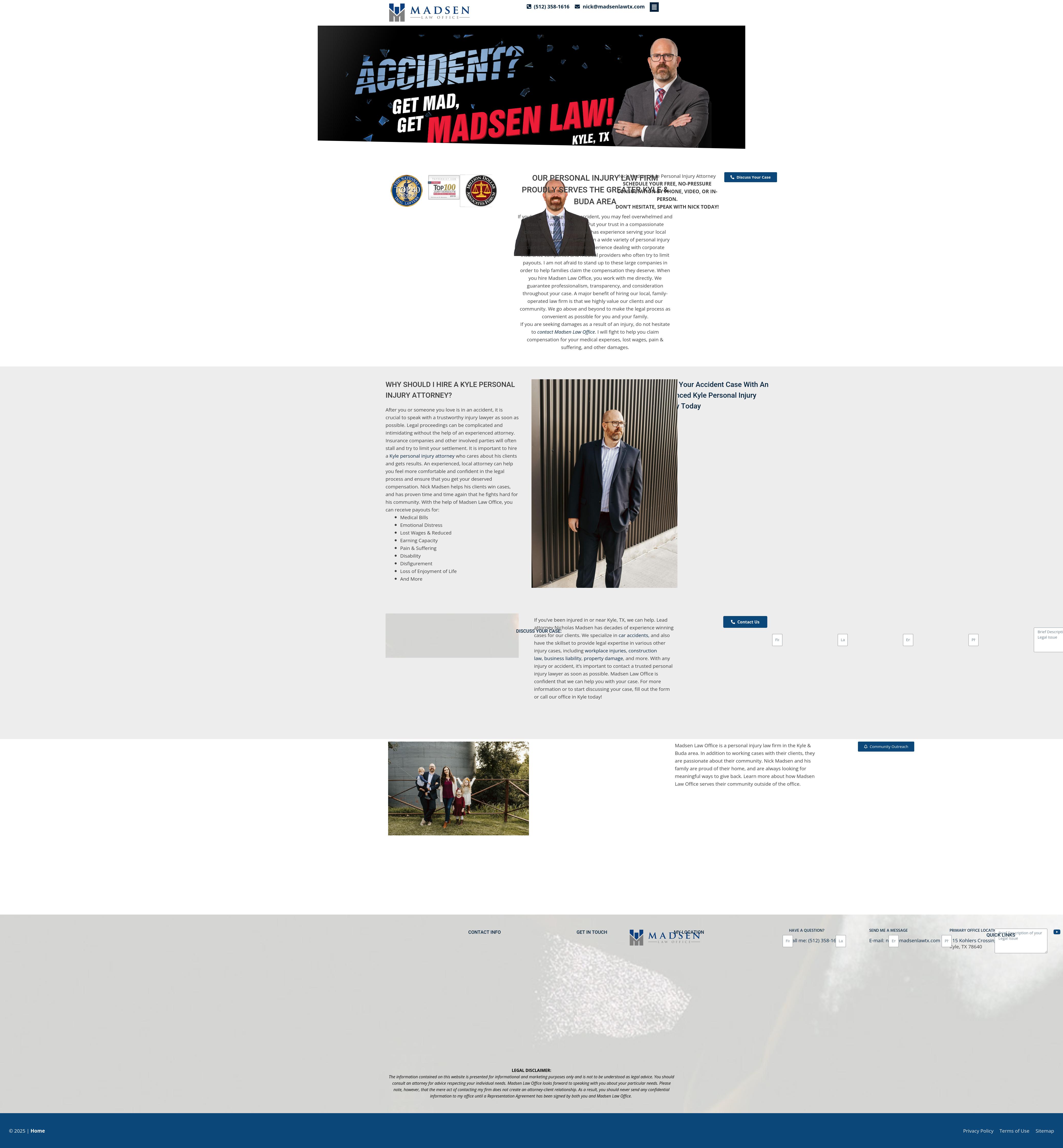 Madsen Law Office - Kyle TX Lawyers