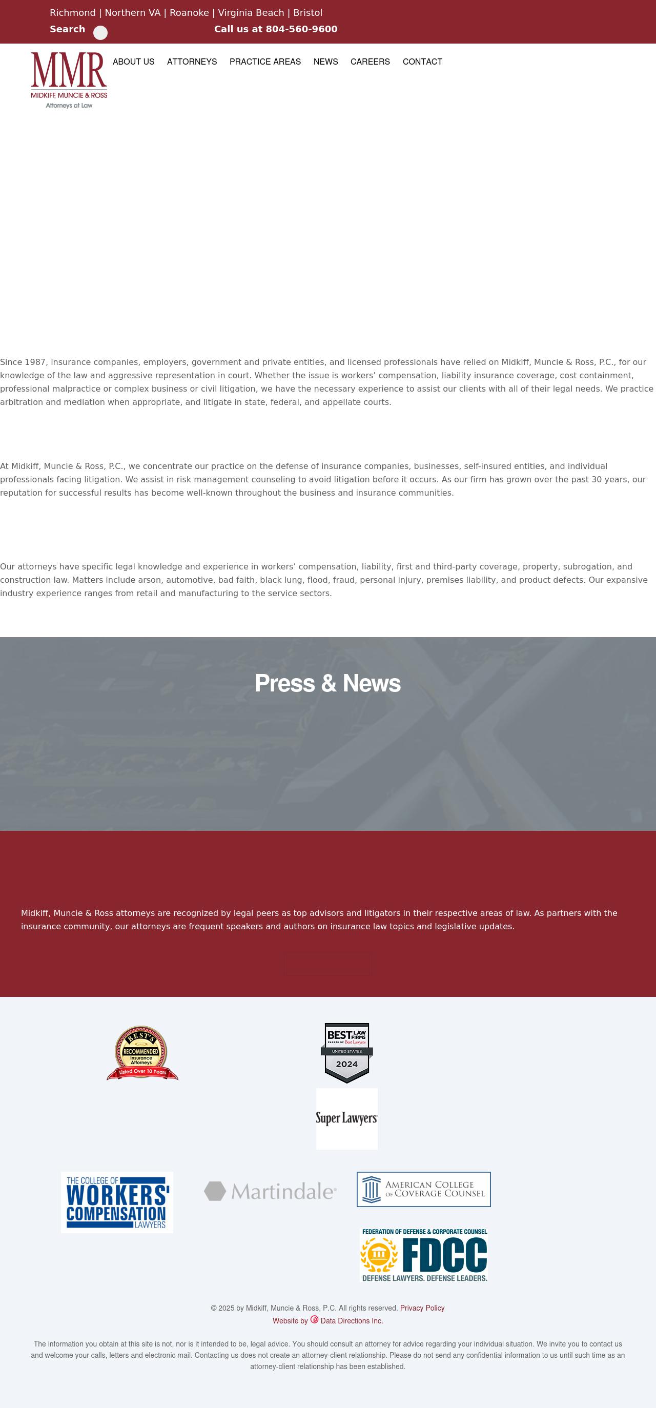 Midkiff, Muncie & Ross, P.C. - Roanoke VA Lawyers