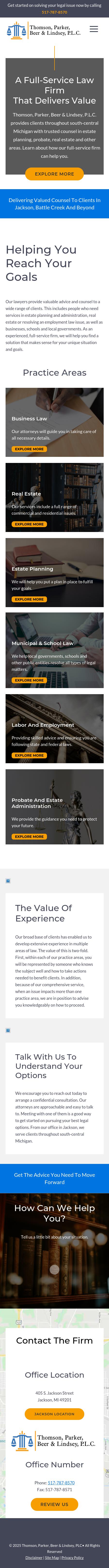 Abbott, Thomson, Mauldin, Parker & Beer, PLC - Jackson MI Lawyers