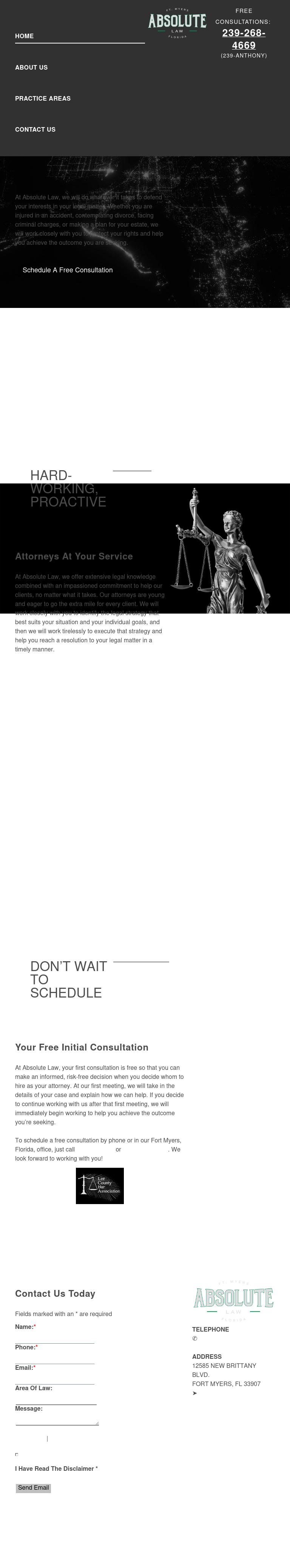 Absolute Law, PA - Fort Myers FL Lawyers