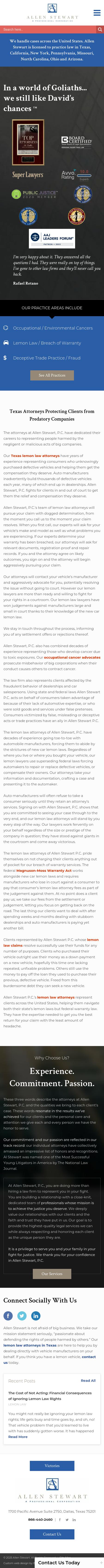 Allen Stewart, P.C. - Dallas TX Lawyers