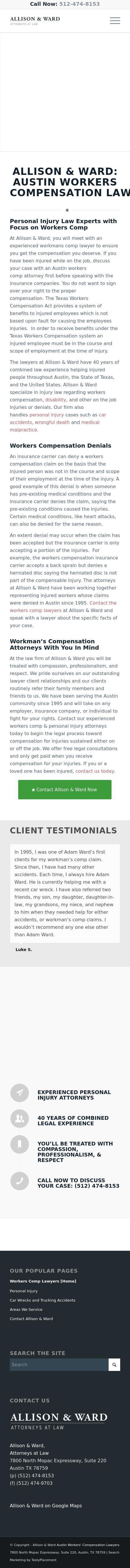 Allison & Ward Attorneys at Law - Austin TX Lawyers