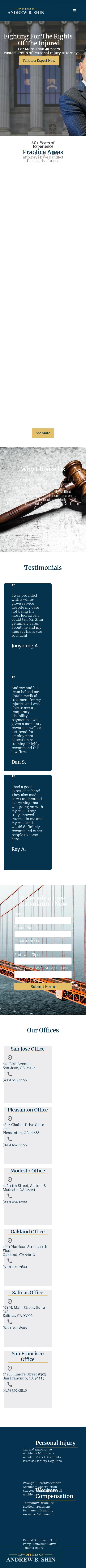 Law Offices of Andrew B. Shin - San Francisco CA Lawyers