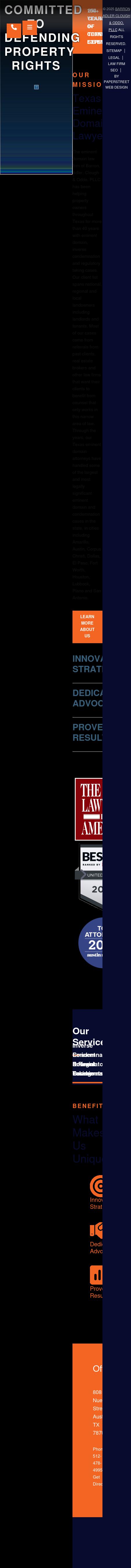 Barron & Adler, L.L.P. - Austin TX Lawyers