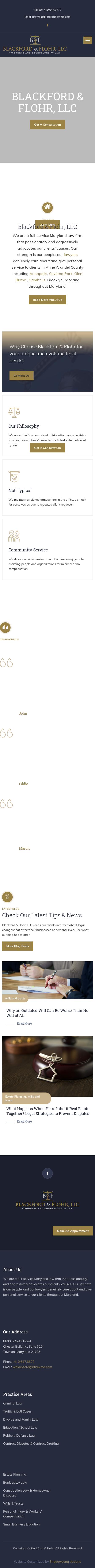 Blackford & Flohr, LLC - Severna Park MD Lawyers