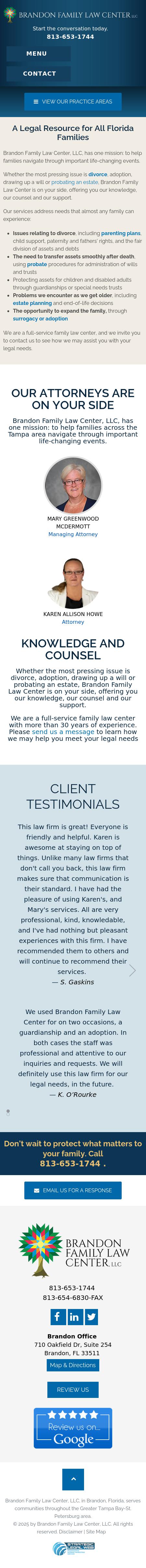 Brandon Family Law Center, LLC - Brandon FL Lawyers