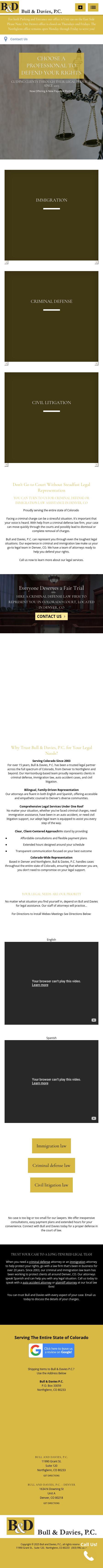 Bull & Davies, P.C. - Denver CO Lawyers