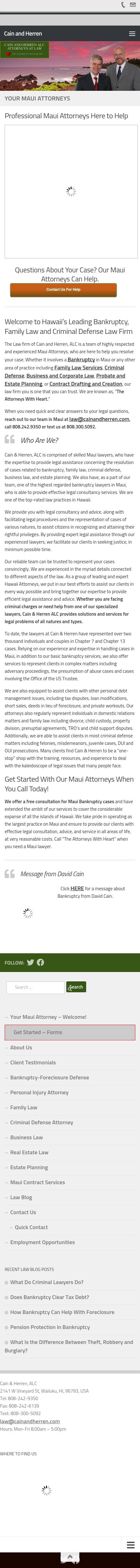 Cain & Herren ALC - Wailuku HI Lawyers