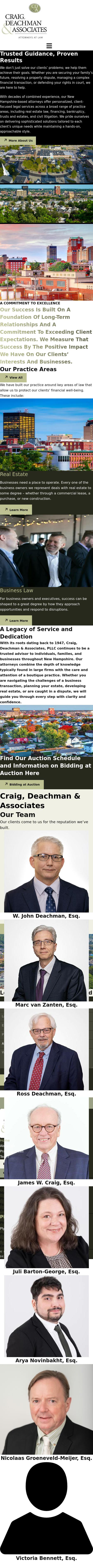 Craig, Deachman & Amann, PLLC - Manchester NH Lawyers