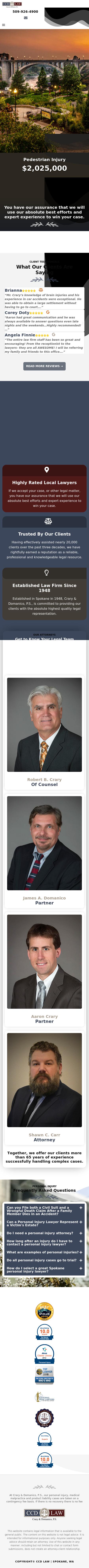Crary, Clark, Domanico, & Chuang, P.S. - Spokane Valley WA Lawyers