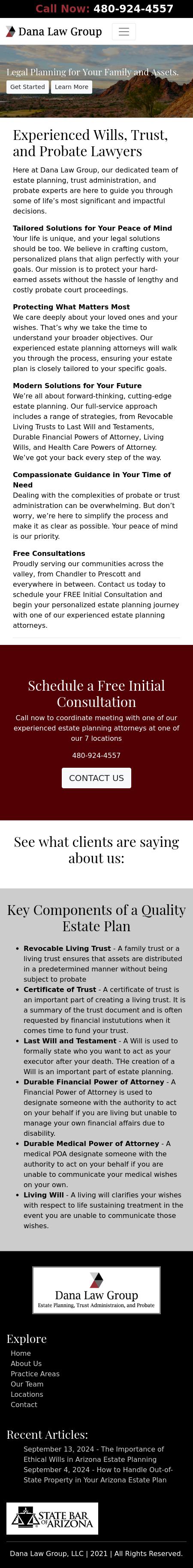 Dana Law Group, LLC - Sun City AZ Lawyers