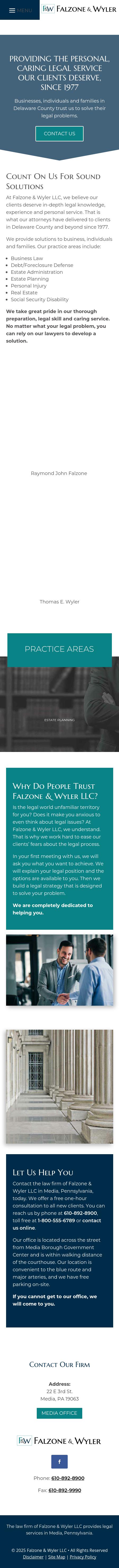 Falzone & Wyler - Media PA Lawyers