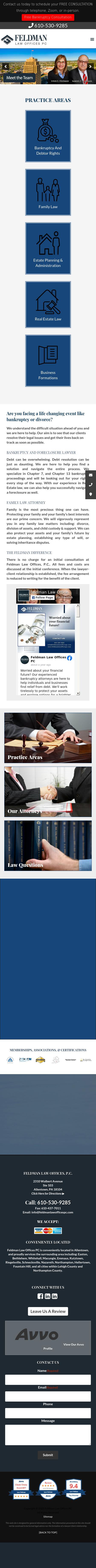 Feldman Law Offices PC - Allentown PA Lawyers