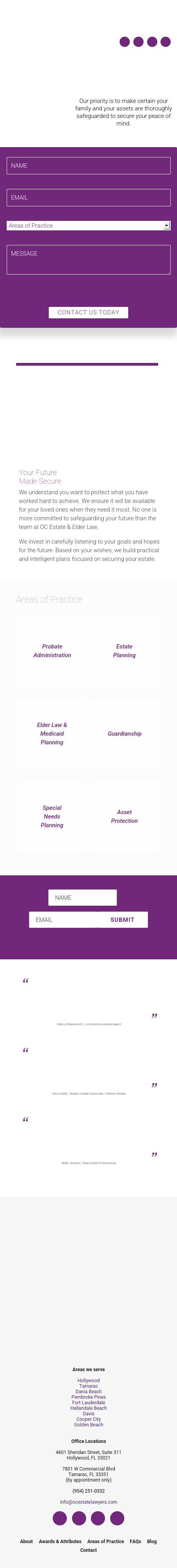 OC Estate & Elder Law - Hollywood FL Lawyers