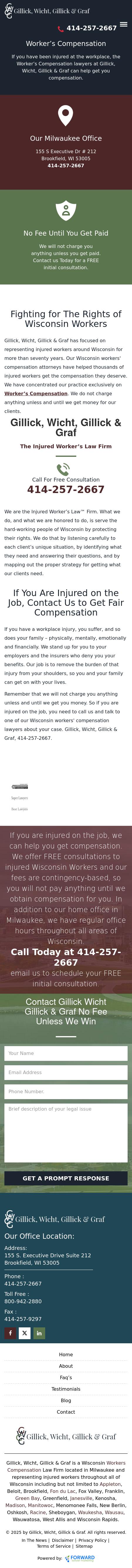 Gillick, Wicht, Gillick & Graf - Milwaukee WI Lawyers