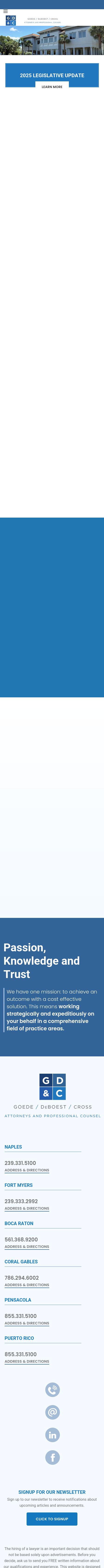 Goede, Adamczyk & DeBoest, PLLC - Naples FL Lawyers