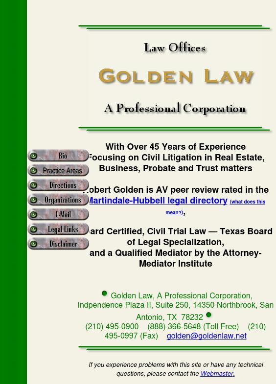 Golden Law - A Professional Corporation - San Antonio TX Lawyers