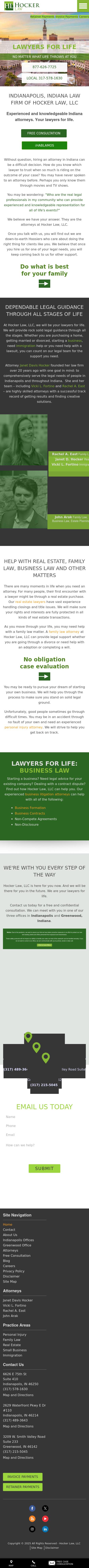 Hocker & Associates, LLC - Greenwood IN Lawyers