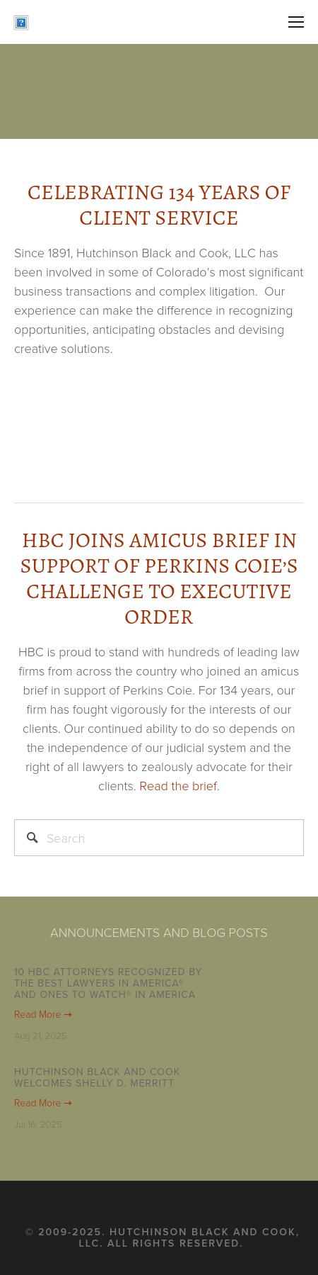 Hutchinson Black And Cook LLC - Boulder CO Lawyers