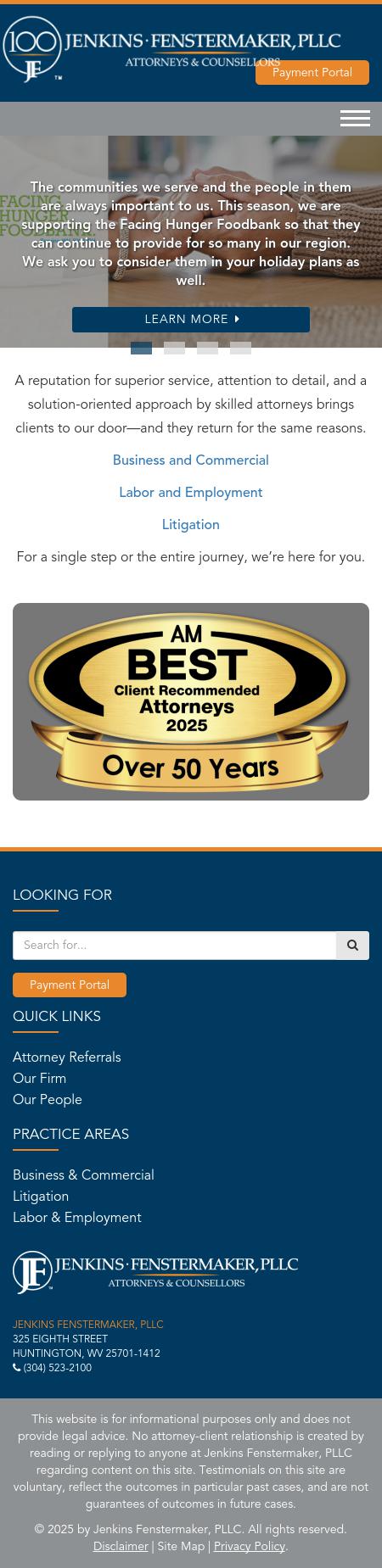 Jenkins Fenstermaker, PLLC - Huntington WV Lawyers