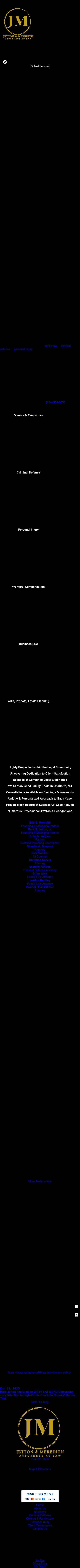Jetton & Meredith, PLLC - Charlotte NC Lawyers