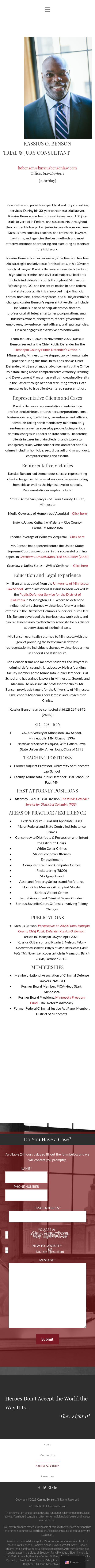 KASSIUS BENSON LAW, P.A. - Minneapolis MN Lawyers