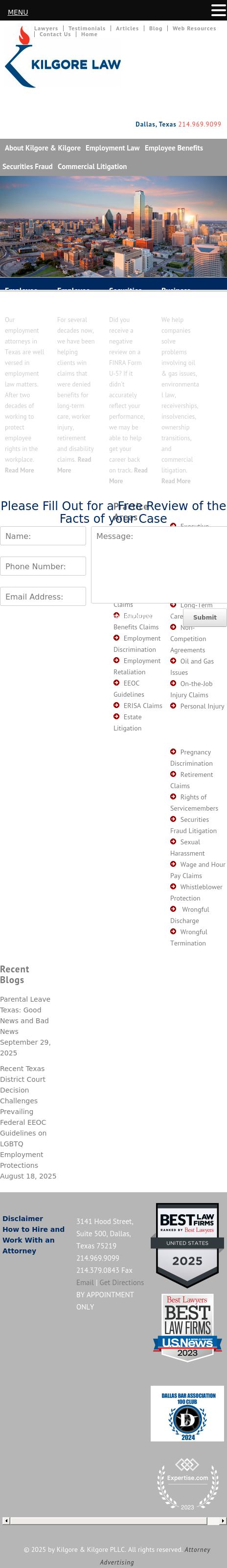 Kilgore & Kilgore PLLC - Dallas TX Lawyers