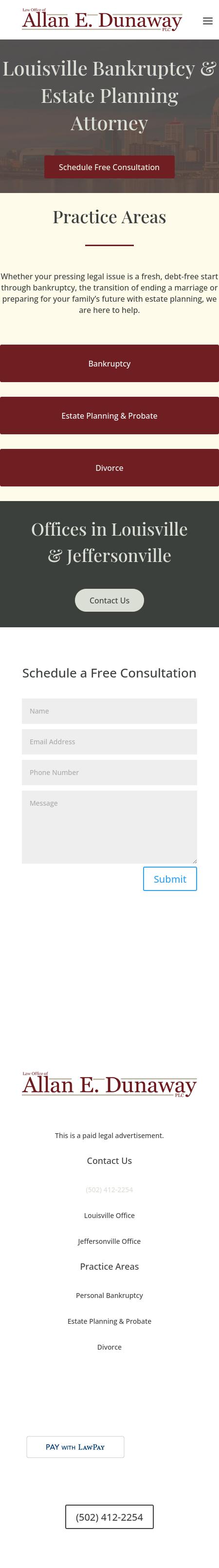 Law Office of Allan E. Dunaway, PLC - Louisville KY Lawyers
