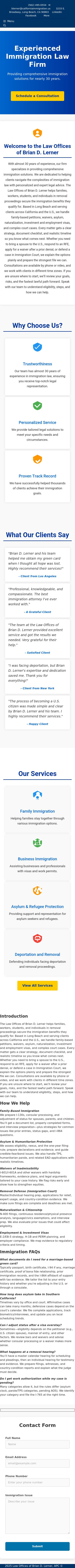 Law Offices of Brian D. Lerner - Upland CA Lawyers