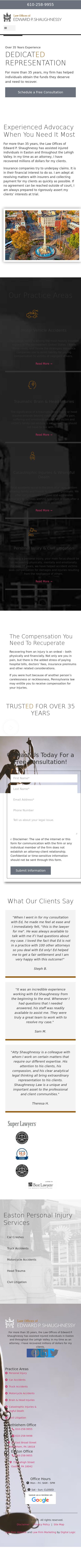 Law Offices of Edward P. Shaughnessy - Easton PA Lawyers